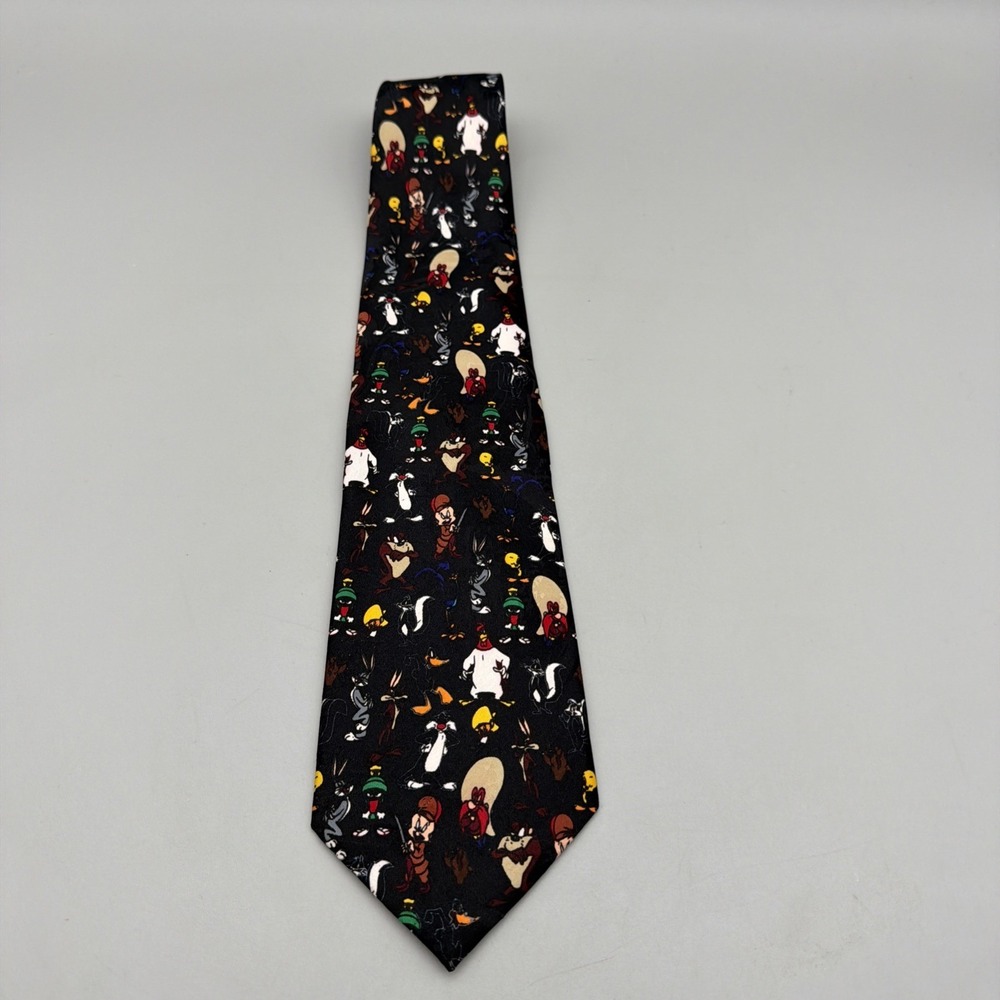 Looney Tunes Mania Vintage 1995 Men's Cartoon Character Tie